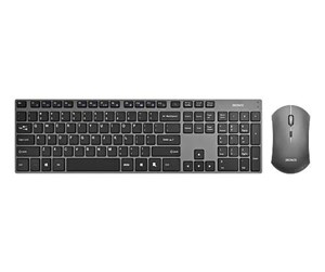 Tastatur - Deltaco Wireless Keyboard Mouse Combo - Tastatur - US English - Svart - TB-800-US