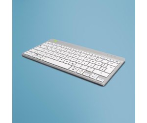 Tastatur - R-Go Tools R-Go Ergonomic Keyboard Compact break - Tastatur - Tysk - Hvit - RGOCODEWLWH