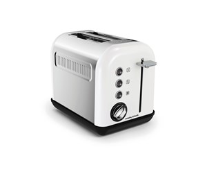 Brødrister - Morphy Richards Brødrister Toaster Accent White 2-Slice - 222012EE