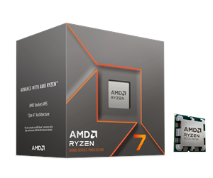 Prosessor/CPU - AMD Ryzen 7 8700F Wraith Stealth Prosessor/CPU - 8 kjerner - 4.1 GHz - AMD AM5 - AMD Boks (med kjøler) - 100-100001590BOX