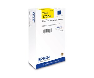 Printertilbehør blekk/toner - Epson T7564 - L size - yellow - original - ink cartridge - Blekkpatron Yellow - C13T75644N