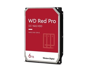 Harddisk - WD Red Pro (CMR) - 6TB - Harddisk - WD6005FFBX - SATA-600 - 3.5" - WD6005FFBX