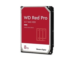 Harddisk - WD Red Pro (CMR) - 8TB - Harddisk - WD8005FFBX - SATA-600 - 3.5" - WD8005FFBX