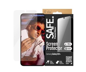 Mobil - Beskyttelsesglass - SAFE. by PanzerGlass Screen Protector Samsung Galaxy S24 Plus | Ultra-Wide Fit w. EasyAligner - SAFE95667