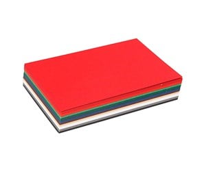 Kreative leker - Creativ Company Cardboard Cards Christmas Colors 120 sheets - 214460