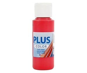 Kreative leker - Creativ Company Plus Color Acrylic Paint Crimson Red 60ml - 39628