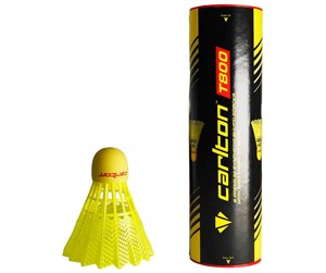 Sport & Fitness - Carlton T800 Nylon Badminton Balls Yellow/Red - CA3778IONE SIZE