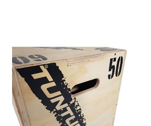 Sport & Fitness - Tunturi Plyo Box Wood 40/50/60cm - 14TUSCF077IONE SIZE