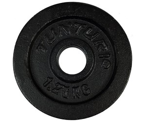 Sport & Fitness - Tunturi Weight Plates Cast iron 2 x 1.25Kg. Ø30 - 14TUSCL094IONE SIZE