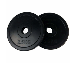 Sport & Fitness - Tunturi Rubber Weight Plates 2 x 2.5kg Ø30 - 14TUSCL144IONE SIZE