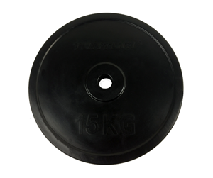 Sport & Fitness - Tunturi Rubber Weightplate 15 kg Ø30 - 14TUSCL147IONE SIZE