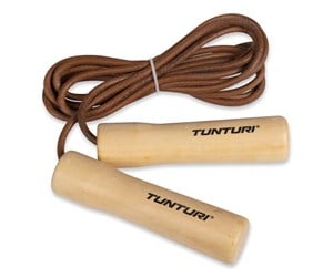 Sport & Fitness - Tunturi Skipping Rope Leather - 14TUSFU167IONE SIZE