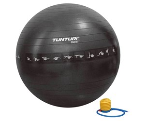 Sport & Fitness - Tunturi Black Training Ball ABS 55 cm. - 14TUSFU287IONE SIZE