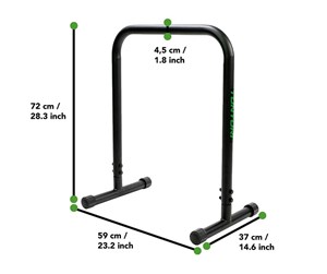 Sport & Fitness - Tunturi Parallettes Push-Up Bar Set - 14TUSFU307IONE SIZE