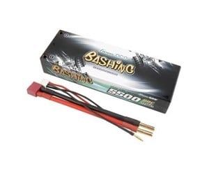 Fjernstyrt - Gens ace &Tattu Battery Lipo Gens ace 5500mAh 2S 7.4V 60C HardCase RC 10# car with T-plug - GEA55002S60D10