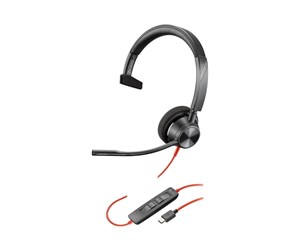 Hodetelefoner - Poly Blackwire 3310 | On Ear headset | Microphone - 8X216AA