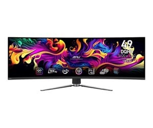 Skjerm - 49" MSI MPG 491CQP - 5120x1440 - 144Hz - OLED - HDR400 - MPG 491CQP QD-OLED