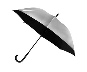 Fritid & Reise - Falconetti Umbrella - Long - 103 cm - Silver - GA-311-8120/PMS877C