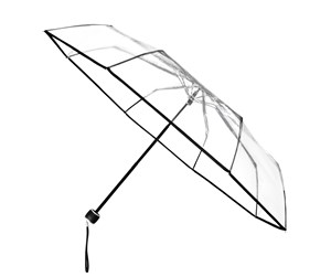 Fritid & Reise - miniMAX Transparent - Hand opening - Windproof - 98 cm - Transparent - LF-191