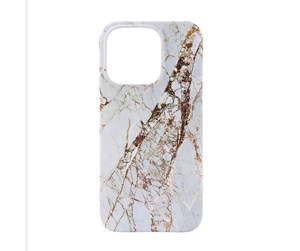 Mobil - Deksel og etui - ONSALA Phone Case MagSeries White Rhino Marble - iPhone 15 Pro - 577197