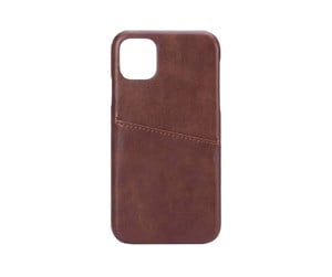 Mobil - Deksel og etui - ONSALA Mobilecover Brown iPhone 11 Creditcard Pocket - 588511