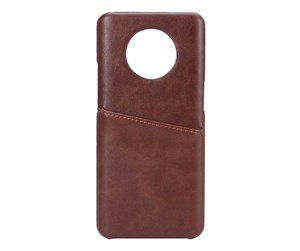 Mobil - Deksel og etui - ONSALA Mobilecover Brown Oneplus 7T Creditcard Pocket - 588545