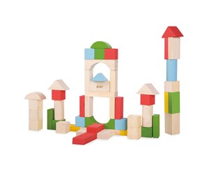 Babyleker - Classic World Wooden Blocks Junior 50 pcs. - 2073