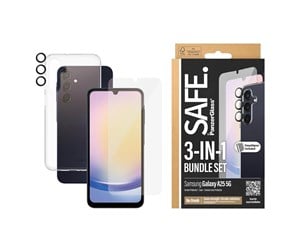 Mobil - Beskyttelsesglass - SAFE. by PanzerGlass 3-in-1 Protection Pack Samsung Galaxy A25 5G - BSAFE95683