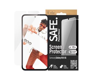 Mobil - Beskyttelsesglass - SAFE. by PanzerGlass Screen Protector Samsung Galaxy A55 5G | Ultra-Wide Fit w. EasyAligner - SAFE95687