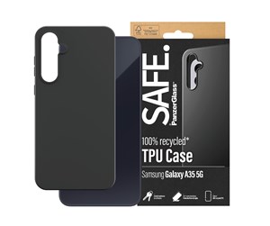 Mobil - Deksel og etui - SAFE. by PanzerGlass TPU Case Samsung Galaxy A35 5G | Black - SAFE95692