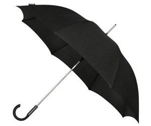 Fritid & Reise - Falcone Luxury Long Golf Umbrella - 125 cm - Black - GP-57-8120