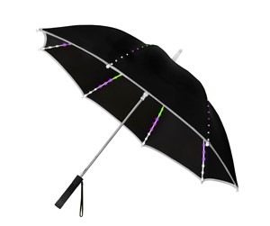 Fritid & Reise - Falcone LED Umbrella - Automatic - Windproof - 104 cm - Black - GP-40-8120