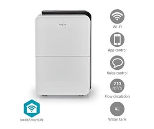 Varme- & Kjøleapparat - Nedis SmartLife DEHU30WTW - dehumidifier - DEHU30WTW