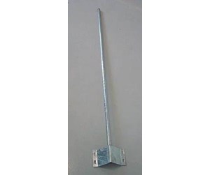 Antenne - Televes 38mm Antenna Mast with wall mount 1.4m - 241110