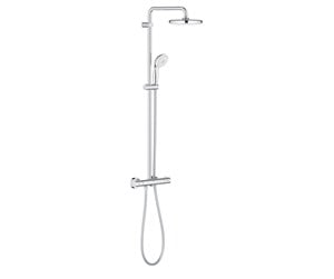 Dusj- og monteringstilbehør - Grohe NTempesta 210 shower system thm 9.5l, chrome - 26848000