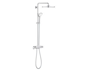 Dusj- og monteringstilbehør - Grohe Euphoria 310 shower system with thermostat for wall, chrome - 26849000