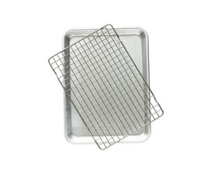 Stekebrett & Ovnrister - Nordic Ware Bakeplate Naturals Quarter Sheet with rack - 45383