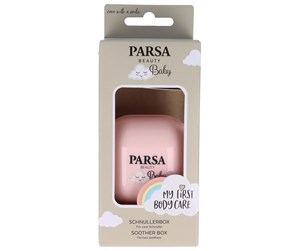 Babyutstyr - Parsa Baby Boks for oppbevaring av 2x smokker. - Rosa - P00002009