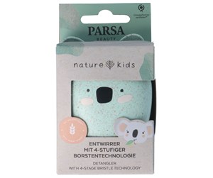 Babyutstyr - Parsa Nature Kids Karlo Detangler hårbørste laget av hvetehalm uten håndtak - Koala print - P00003681