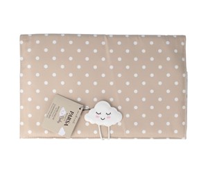 Babyutstyr - Parsa Baby Bleiepose vanntett. Beige med hvite prikker - P00004950