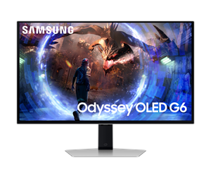 Skjerm - 27" Samsung Odyssey G6 - 2560x1440 (QHD) - 360Hz - OLED - LS27DG602SUXEN