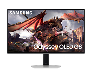 Skjerm - 32" Samsung Odyssey G8 - 3840x2160 (4k / UHD) - 240Hz - OLED - LS32DG802SUXEN