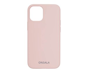 Mobil - Deksel og etui - ONSALA Phone Case Silicone Sand Pink - iPhone 12 Mini - 664002