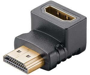 Skjermkabel - Pro HDMI - Angled Adapter 270° - Black - 4040849657498