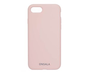 Mobil - Deksel og etui - ONSALA Phone Case Silicone Sand Pink - iPhone 6/7/8/SE - 664034