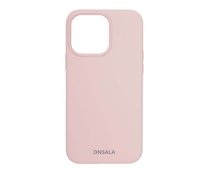 Mobil - Deksel og etui - ONSALA Phone Case Silicone Sand Pink - iPhone 13 Pro - 664046