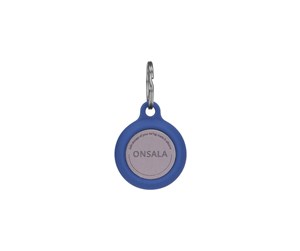 Mobil - Andre tilbehør - ONSALA Airtag Holder Silicone Blue with Keyring - 664063