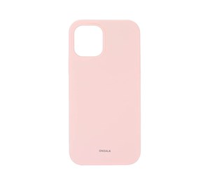 Mobil - Deksel og etui - ONSALA Phone Case Silicone Chalk Pink - iPhone 12 / 12 Pro - 664075