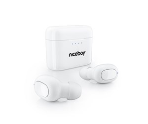 Hodetelefoner - Niceboy HIVE Podsie 3 - Polar White - hive-podsie-3-white