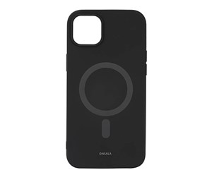 Mobil - Deksel og etui - ONSALA Phone Case Silicone MagSeries Black - iPhone 14 Plus - 664113